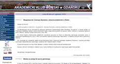 Desktop Screenshot of akm.gda.pl