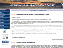 Tablet Screenshot of akm.gda.pl